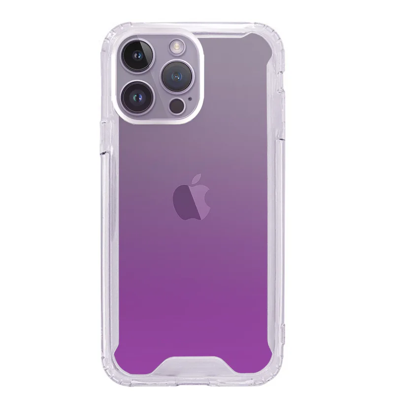 Capa Apokin Antichoque para iPhone 14 Pro Max Efeito Degradé Variedade de cores - Imagem 2