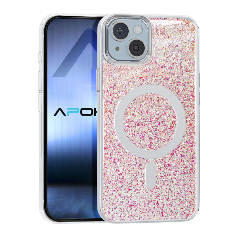 Capa Apokin para Samsung Galaxy S24 Plus com MagSafe e Purpurina Cor 1 - Imagem 5