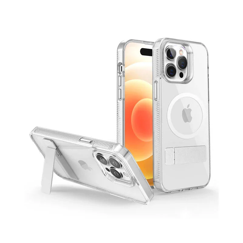 Capa Apokin para iPhone 15 Plus ABR com Suporte Transparente - Imagem 2