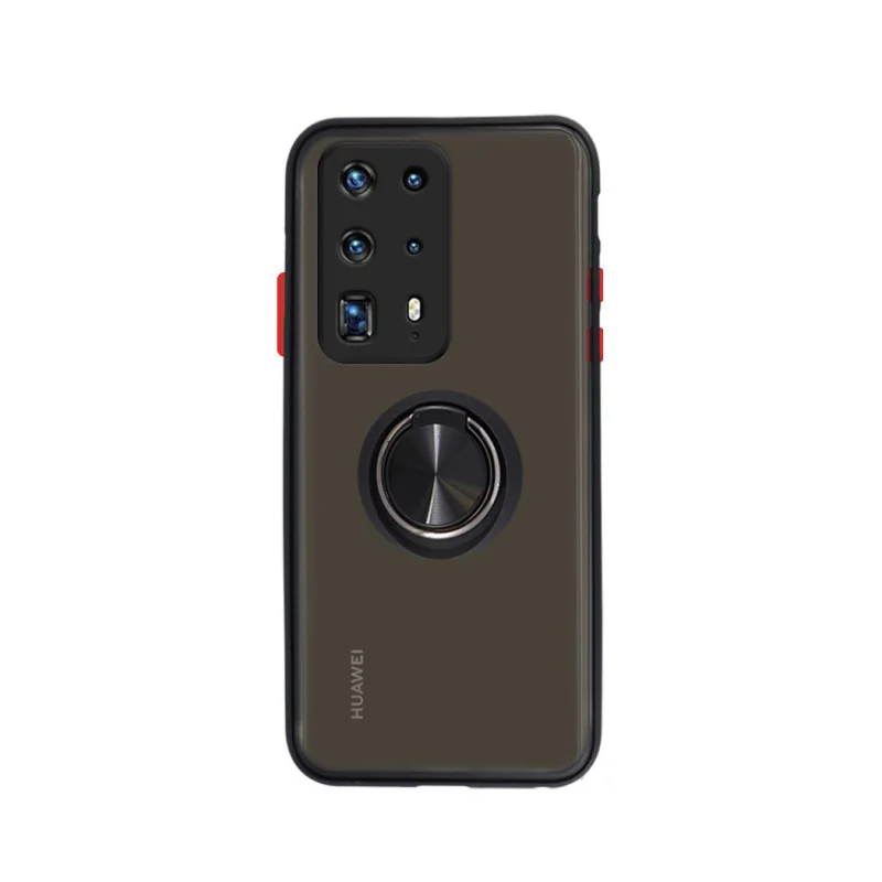 Capa Apokin para Huawei P40 Pro em Gel Fumado com Suporte Azul - Imagem 2