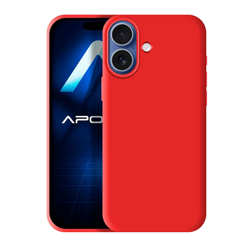 Capa Silicone Macio Apokin para iPhone 17 Lilás - Imagem 4