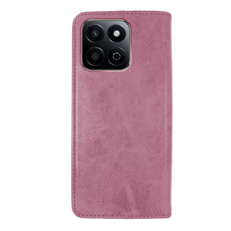 Capa com Tampa e Compartimento para Cartões Apokin Polipele para Honor 200 Smart Vermelho - Imagem 2
