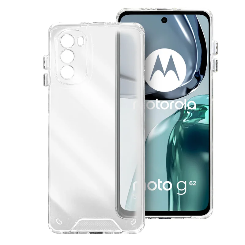 Capa Apokin para Motorola Moto G62 Acrílica Transparente