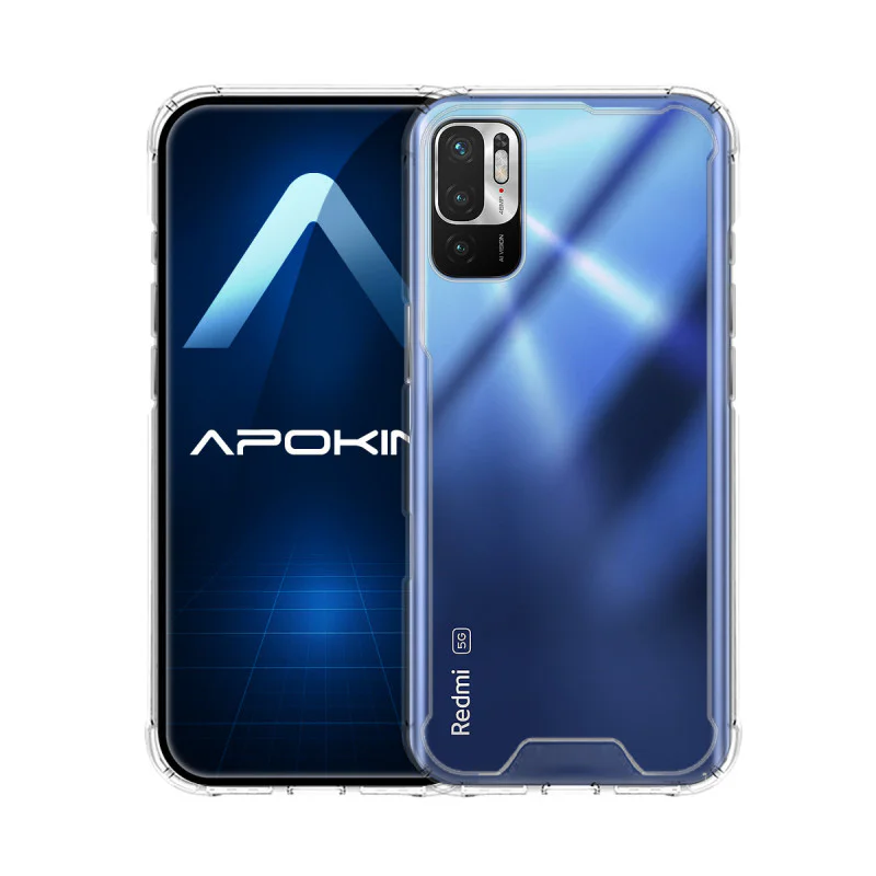 Capa Apokin Antichoque Reforçada para Xiaomi Redmi Note 10 / Note 10S Transparente