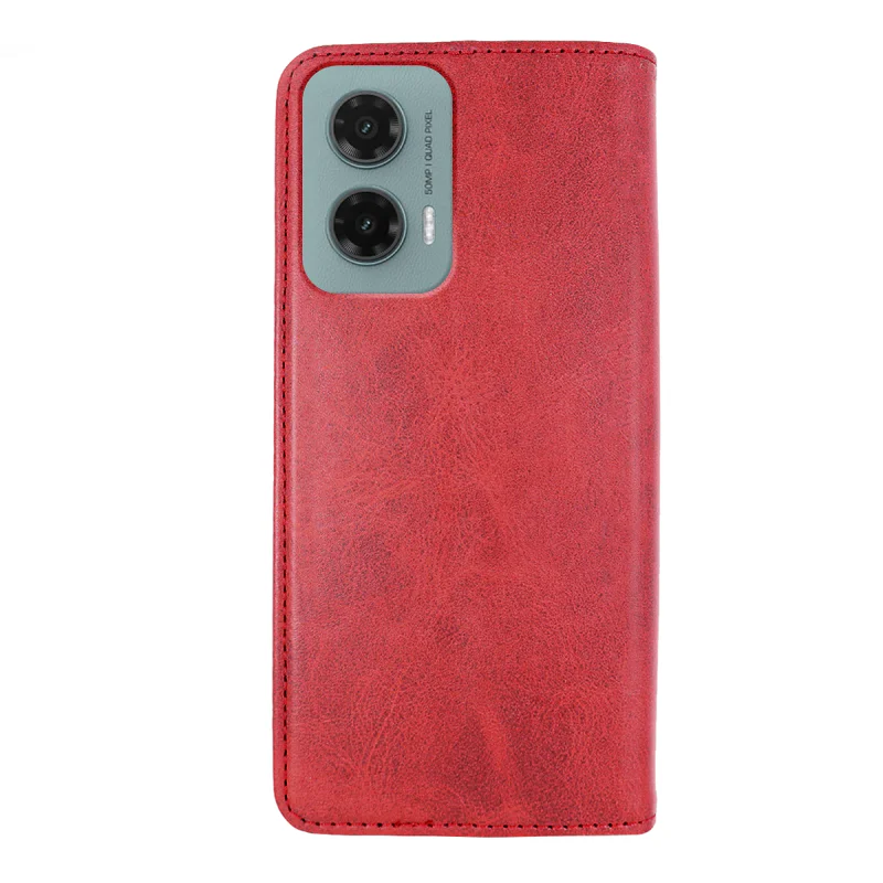 Capa Apokin para Motorola Moto G35 em Pele Sintética Preto - Imagem 5