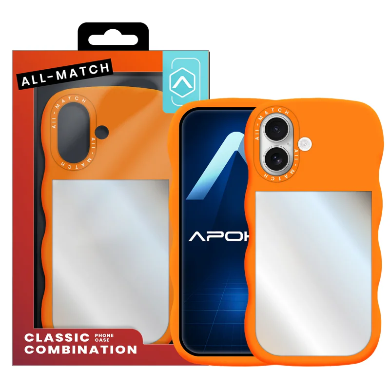 Capa Apokin Allmatch para iPhone 17 com Espelho Preto - Imagem 2