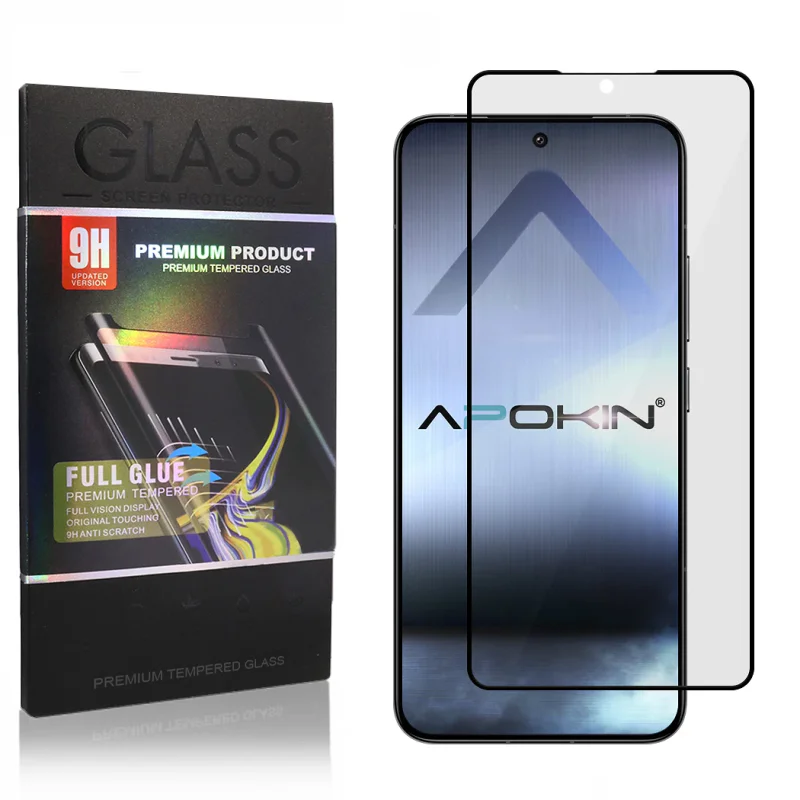 Película de Vidro Temperado Curvo Apokin Full Glue para Xiaomi 14 Ultra