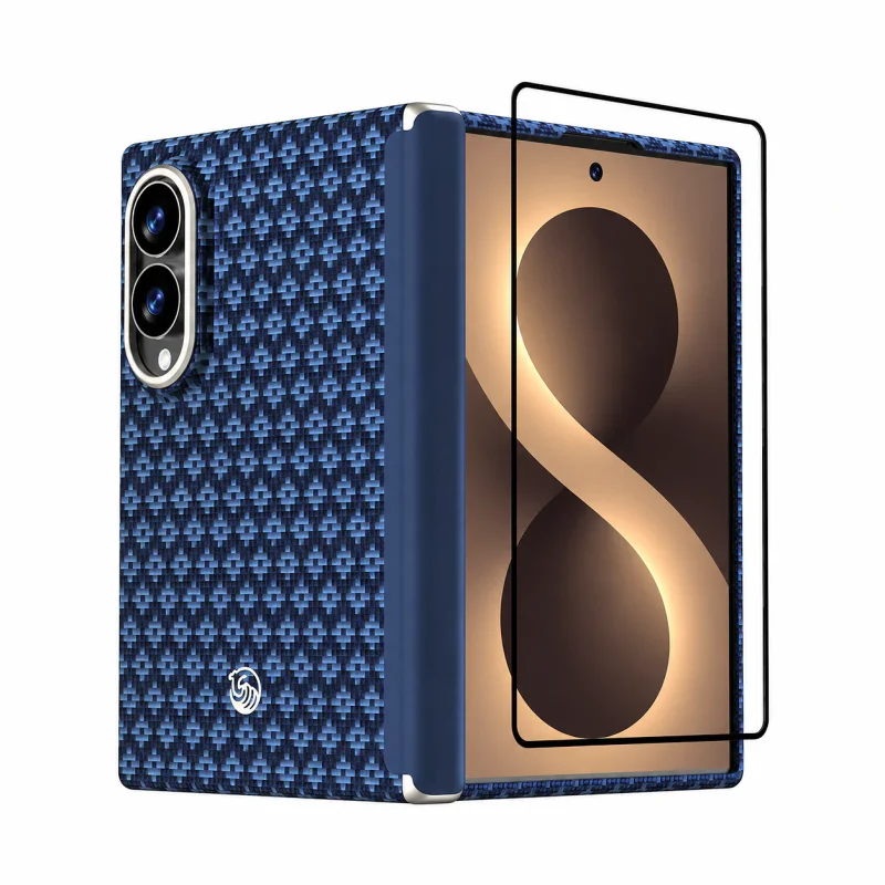 Pack Premium Apokin BENKS ArmorGrid Air Grand Combo para Samsung Galaxy Z Fold 8 Azul - Imagem 1