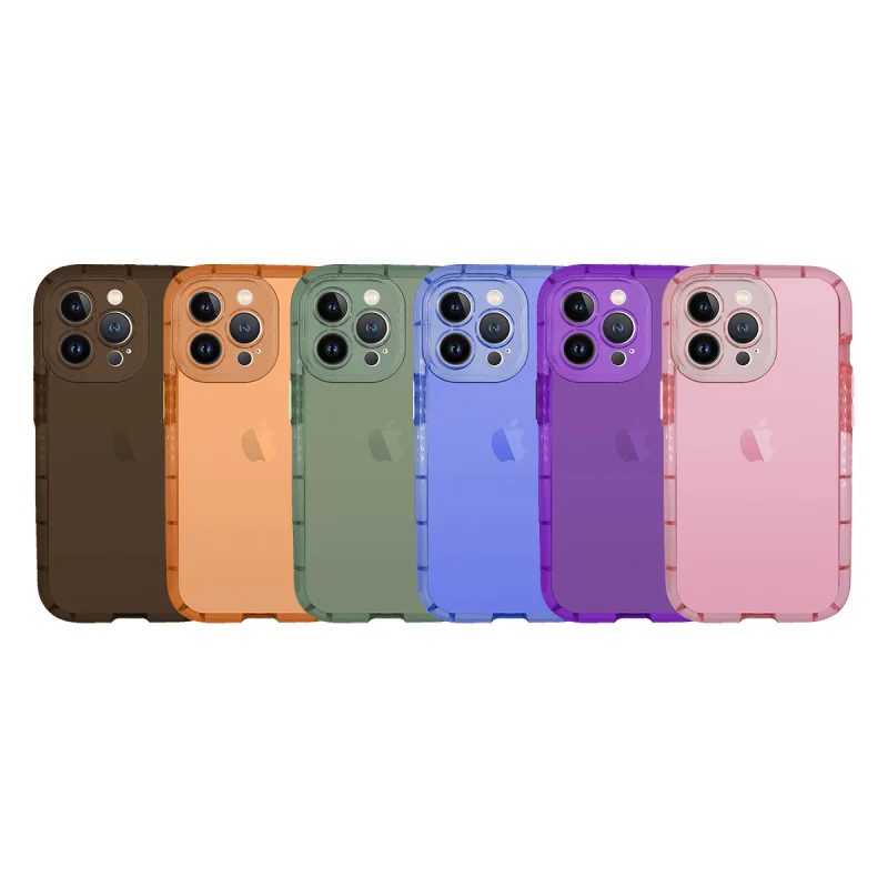 Capa Protetora de Silicone Fluorescente Apokin para iPhone 14 Pro Max Preto - Imagem 1
