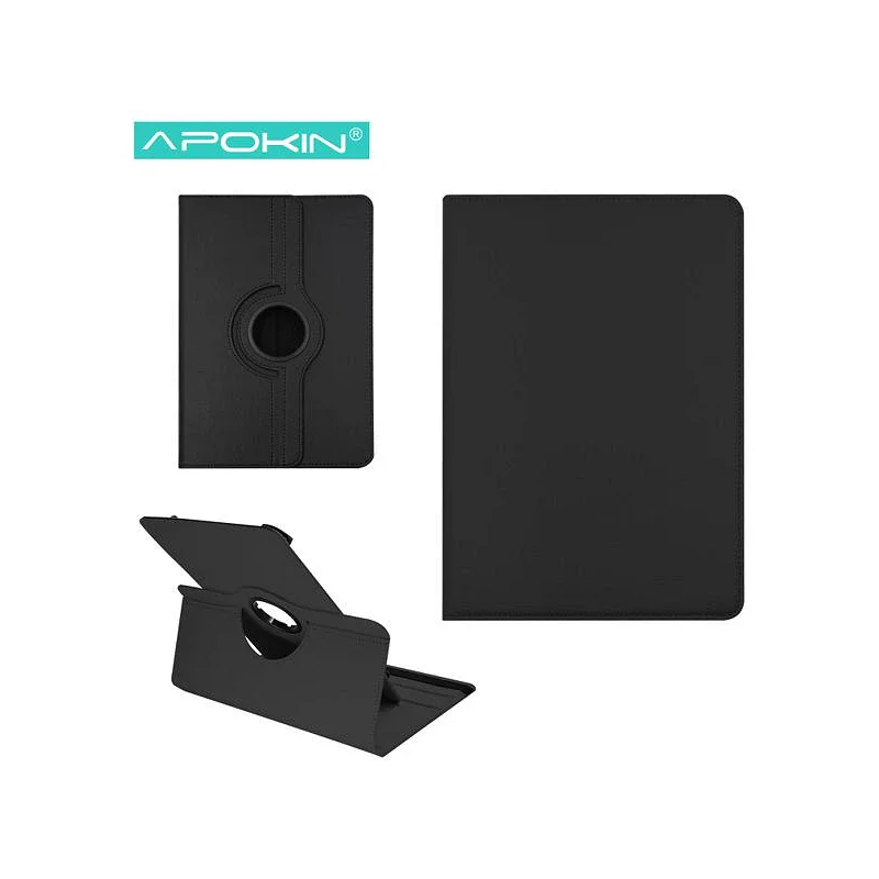 Capa Apokin para Tablet Universal 11 a 12 polegadas Giratória Dobrável Azul marinho - Imagem 2