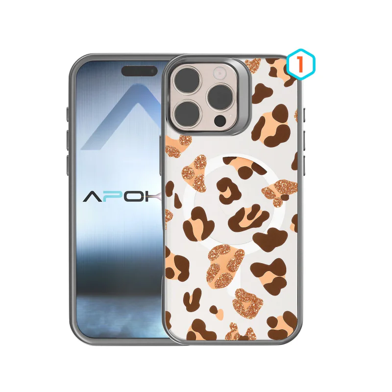 Capa Apokin para iPhone 14 Pro Max Semitransparente com Desenho e MagSafe Desenho 4 - Imagem 2