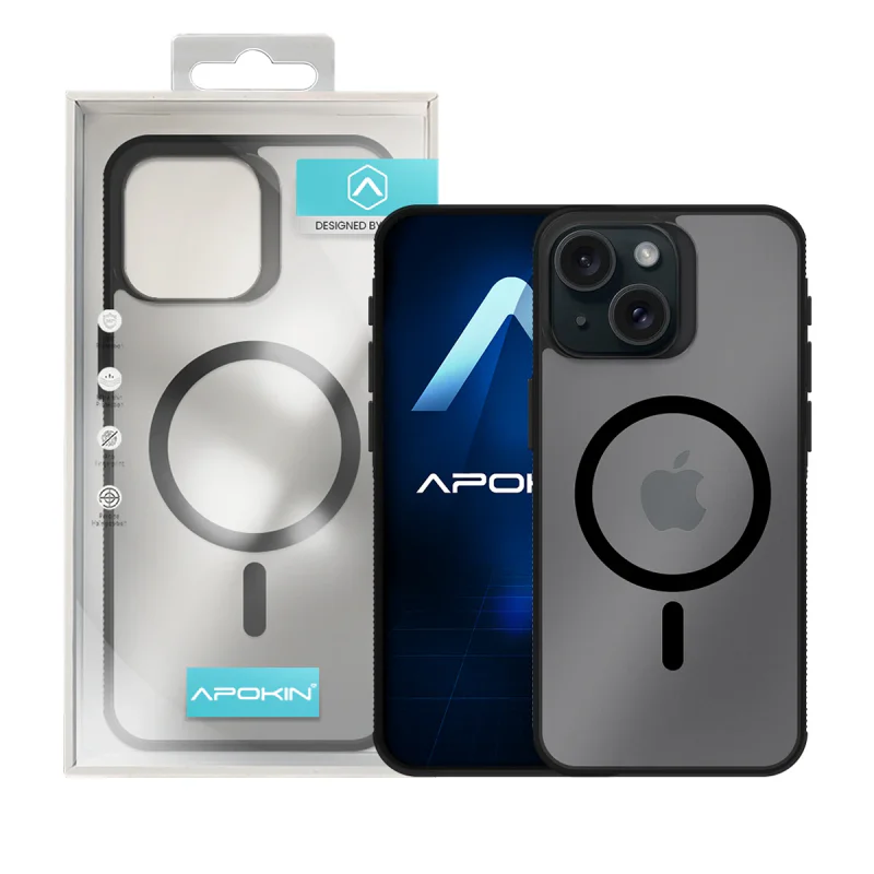 Capa Apokin ABR para iPhone 15 com MagSafe Variedade de cores - Imagem 2
