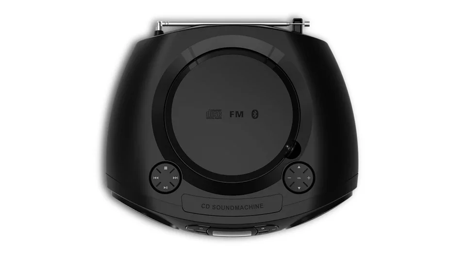 Rádio CD Philips TAZ2000B/10 Boombox 3W RMS Bluetooth 6.0 FM USB Preto - Imagem 3