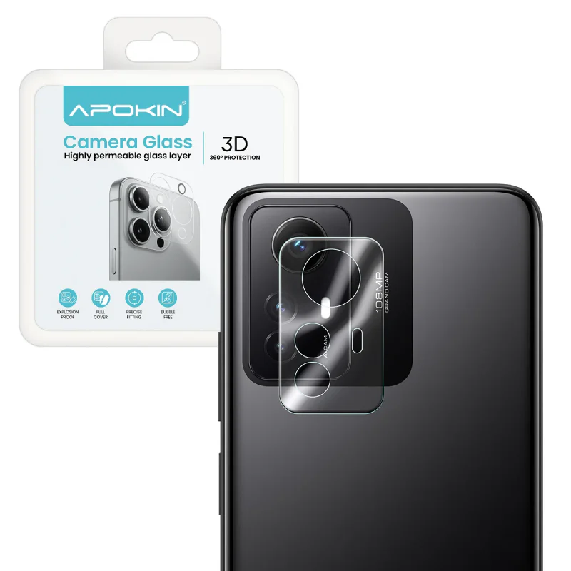 Protetor de Câmara Apokin para Xiaomi Redmi Note 12S Vidro Temperado