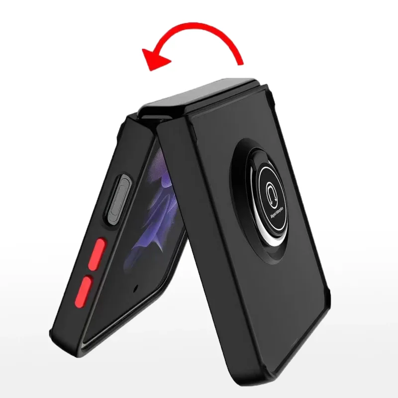 Capa Apokin para Samsung Galaxy Z Flip3 Gel Magnética com Suporte Fumada Vermelho - Imagem 2