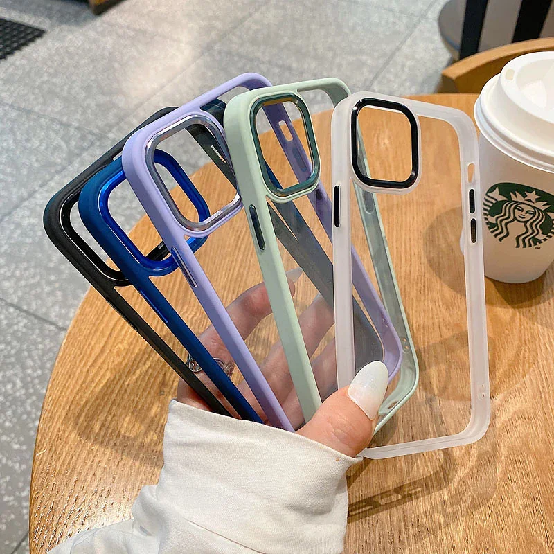 Capa Apokin para iPhone 11 Transparente Antichoque com Rebordo de Câmara em Alumínio Rosa - Imagem 2