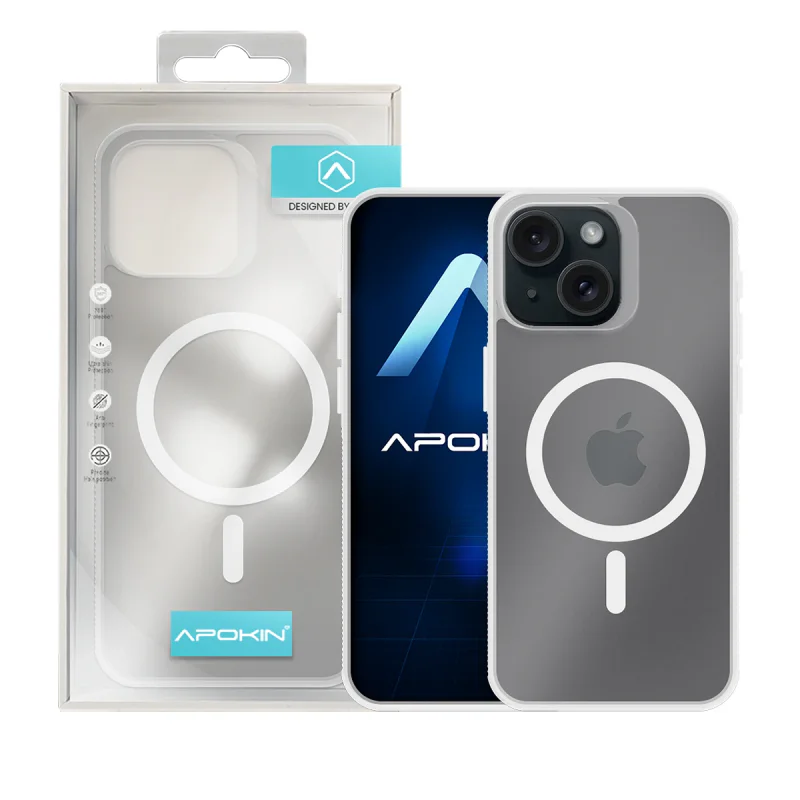 Capa Apokin ABR para iPhone 15 com MagSafe Variedade de cores - Imagem 4