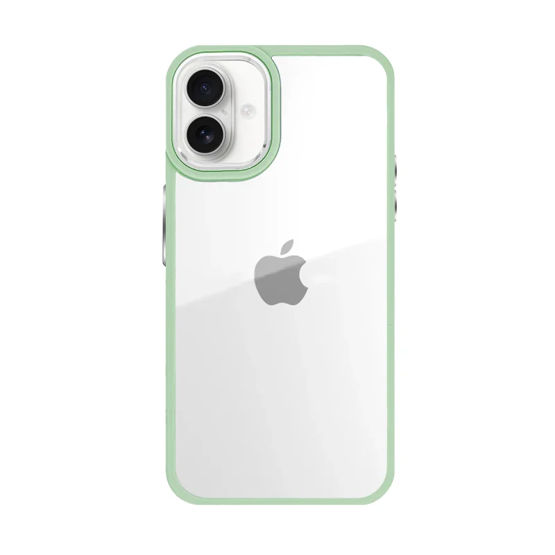 Capa Apokin para iPhone 16 Silicone Antichoque com Aro de Câmara em Alumínio Variedade de cores - Imagem 2