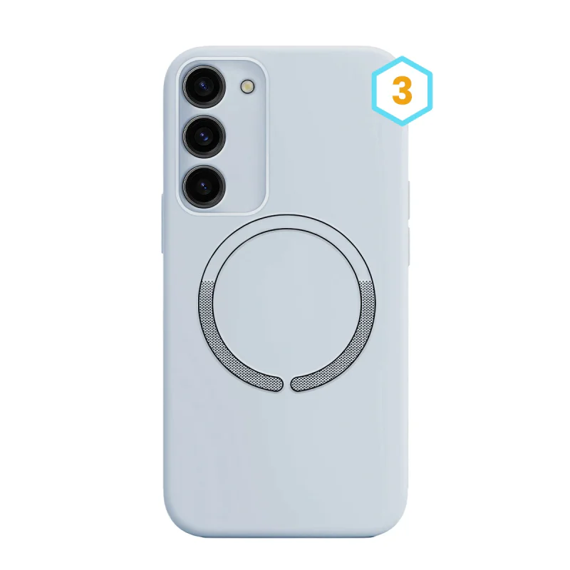 Capa Apokin para Samsung Galaxy S23 Silicone Líquido com MagSafe 25 - Imagem 4