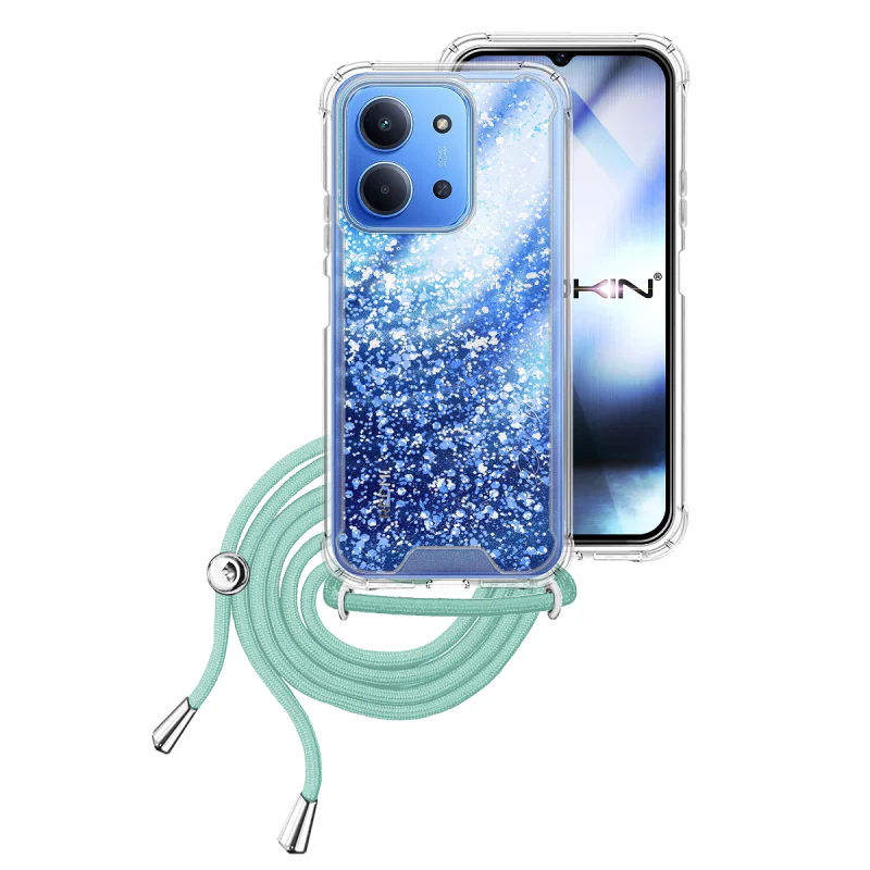 Capa em Gel Apokin para Xiaomi Redmi 15C 173 mm Transparente com Cordão Preto - Imagem 4