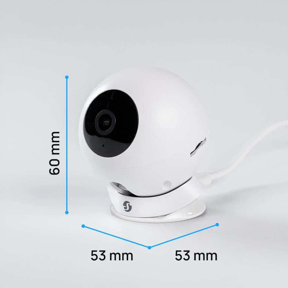Câmara de Vigilância Wi-Fi Shelly Camera Full HD 1080p com Visão Noturna, Áudio Bidirecional e Deteção de Movimento Branco - Imagem 8