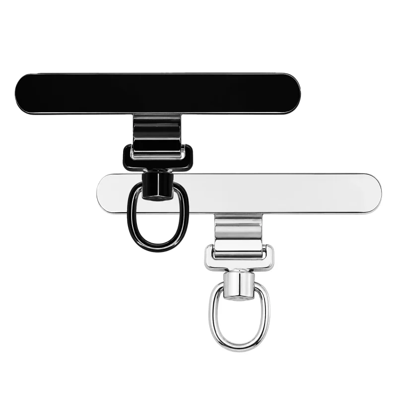 Adaptador Metálico Universal para Cordão de Telemóvel Apokin Preto