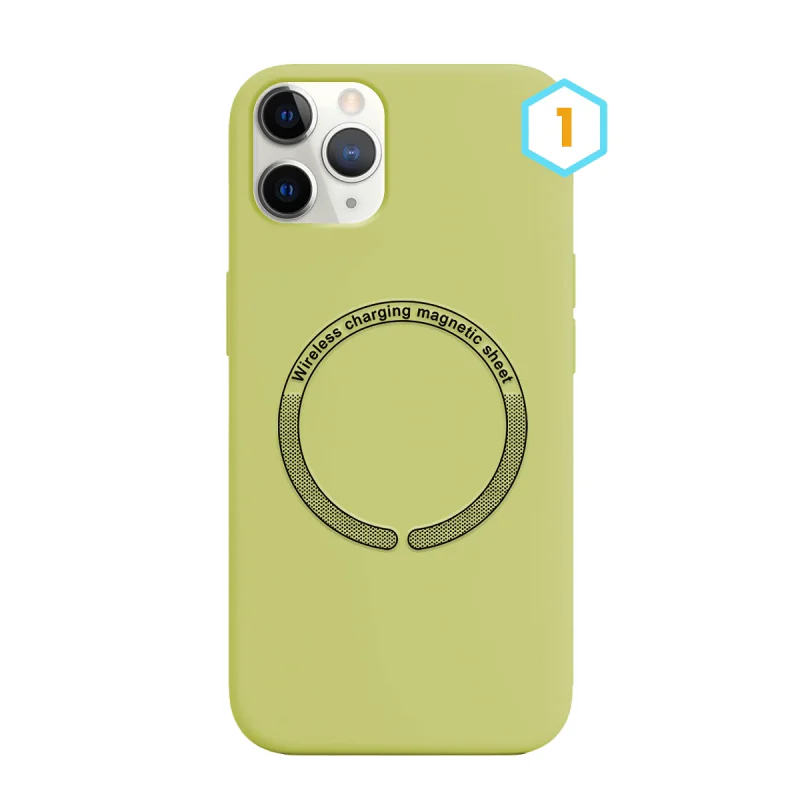 Capa de Silicone Líquido Apokin com MagSafe para iPhone 11 Pro Max 8 - Imagem 2