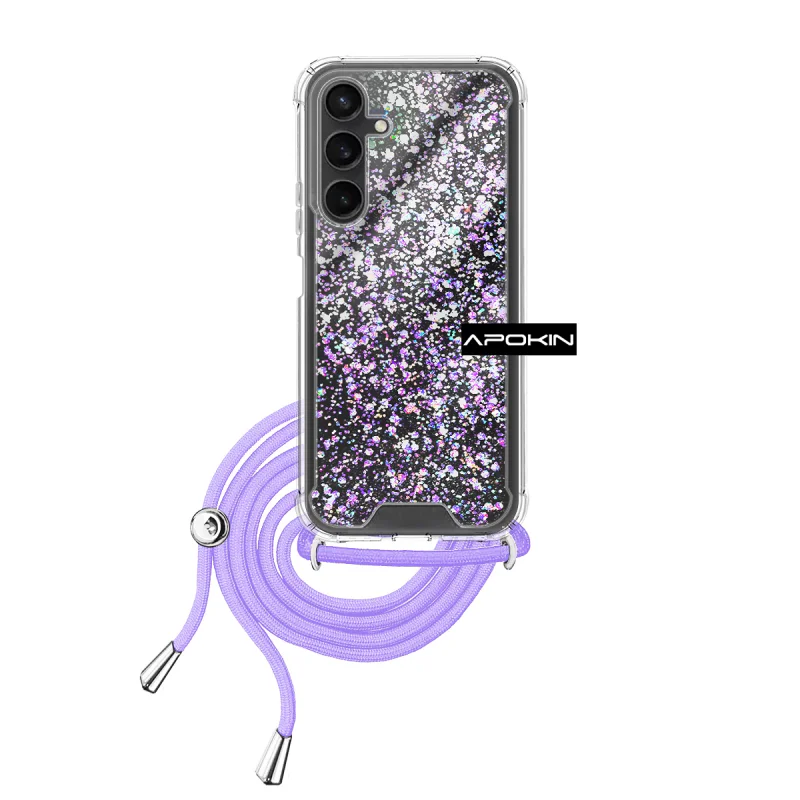 Capa em Gel Apokin para Samsung Galaxy S23 FE Transparente com Cordão Variedade de cores - Imagem 2