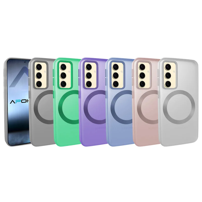 Capa Apokin para Samsung Galaxy S23 MagSafe com Cobertura de Câmara Variedade de cores