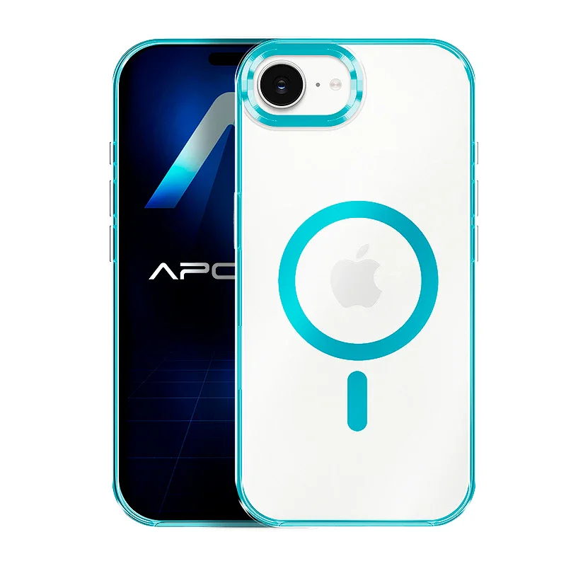 Capa Acrílica Premium Transparente com MagSafe iPhone 16e e 17e Variedade de cores - Imagem 2
