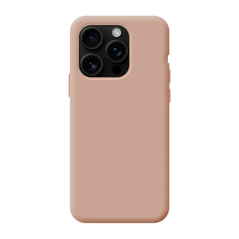 Capa de Silicone Suave Apokin para Apple iPhone 16 Pro Vermelho - Imagem 4