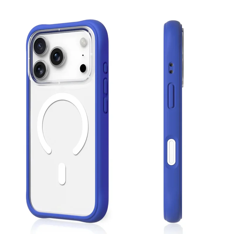 Capa Youngkit Dynamic Series II Apokin para iPhone 17 Pro Max e 18 Pro Max Transparente com Anel Magnético Azul - Imagem 4