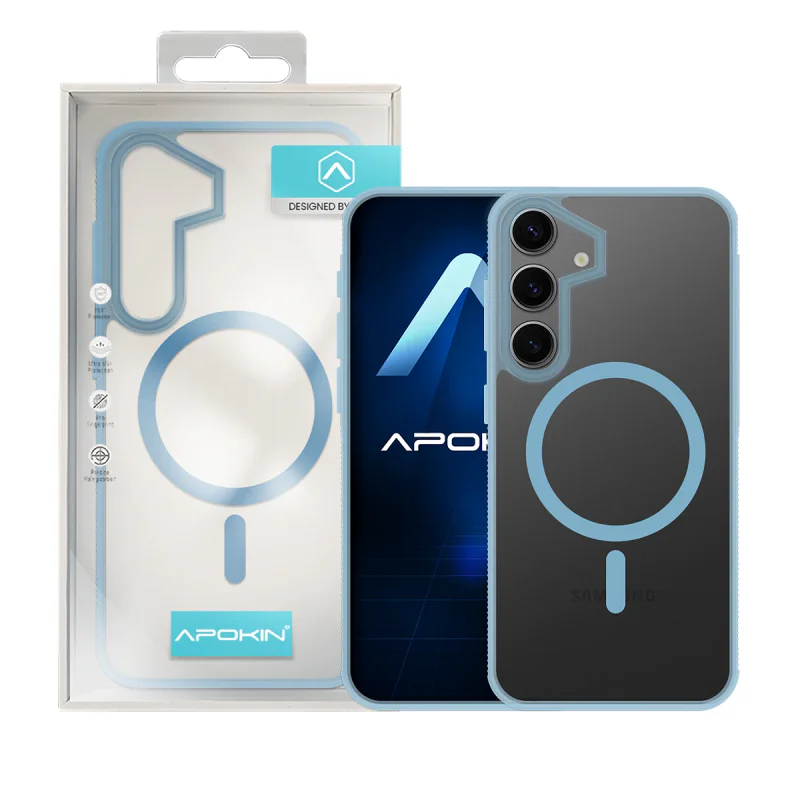 Capa Apokin ABR com MagSafe para Samsung Galaxy S24 Plus e S25 Plus Transparente - Imagem 5
