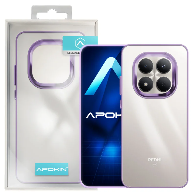 Capa Apokin para Xiaomi Redmi Note 15 Pro Plus Acrílica Transparente Branco - Imagem 4