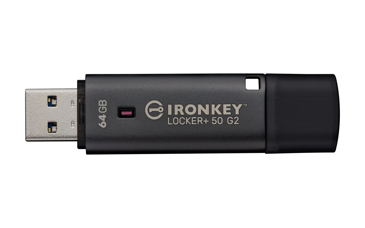 Pen USB Kingston IronKey Locker+ 50 G2 64GB USB 3.2 Encriptada FIPS 197 AES-256 - Imagem 2