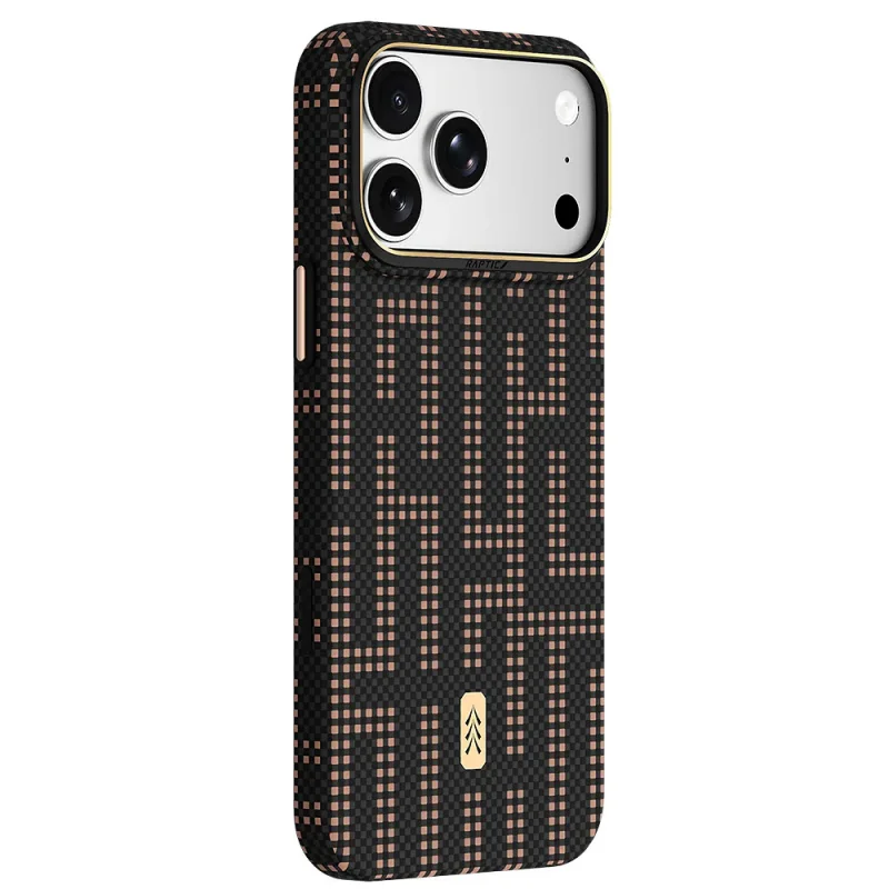 Capa Magnética Raptic Aramid Skin Apokin com MagSafe para iPhone 18 Pro Preto - Imagem 4