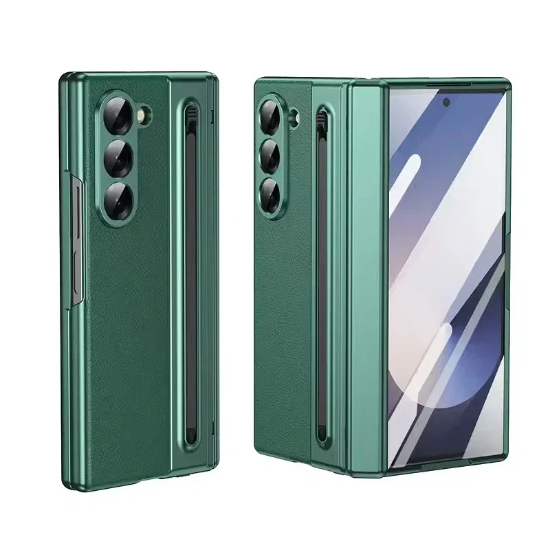 Capa Apokin para Samsung Galaxy Z Fold com Ranhura para S Pen Preto - Imagem 4