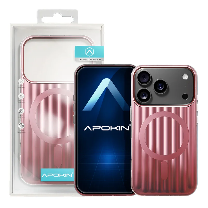 Capa Apokin para iPhone 17 Pro e 18 Pro Metálica Mate com MagSafe Variedade de Cores - Imagem 3