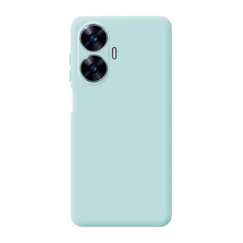 Capa de Silicone Macia Realme C55 Azul turquesa - Imagem 3