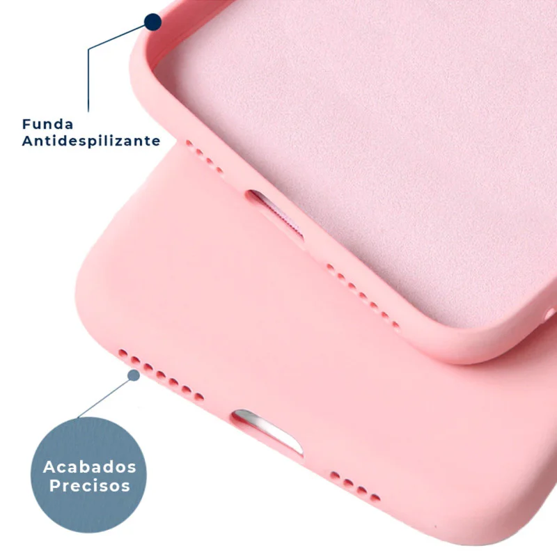 Capa de Silicone Apokin para iPhone 17 Pro Max e 18 Pro Max Efeito Pele 22 - Imagem 3