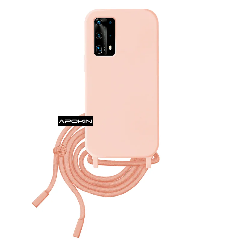 Capa Suave Apokin com Cordão para Huawei P40 Pro Lilás - Imagem 5