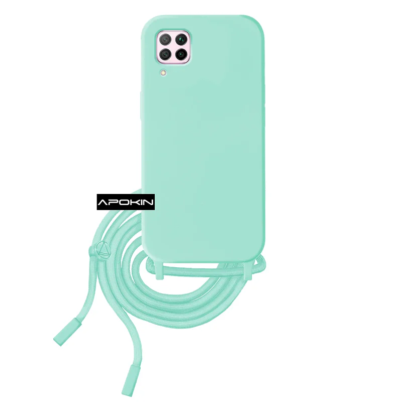 Capa Apokin para Huawei P40 Lite Suave com Cordão Preto - Imagem 2