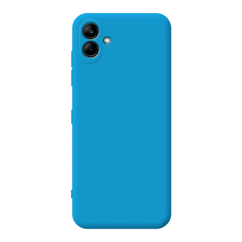 Capa Apokin para Samsung Galaxy A04e em Silicone Macio com Proteção de Câmara 3D Lilás - Imagem 2
