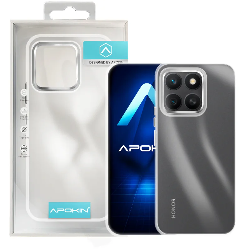 Capa Apokin para Honor X6b Acrílica Transparente Branco - Imagem 3