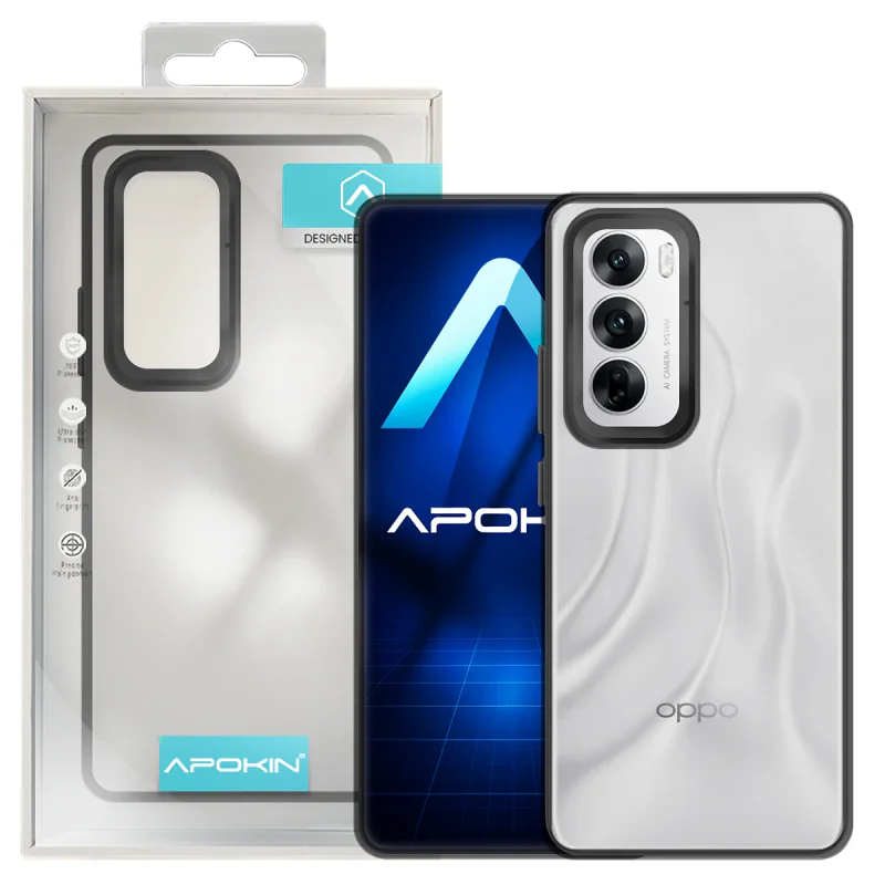 Capa Acrílica Apokin para Oppo Reno 12 Pro Turquesa - Imagem 2