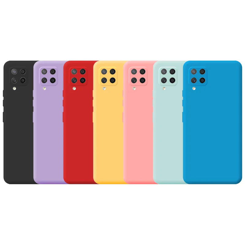 Capa Apokin para Samsung Galaxy A42 Silicone Macio com Proteção 3D Vermelho - Imagem 1