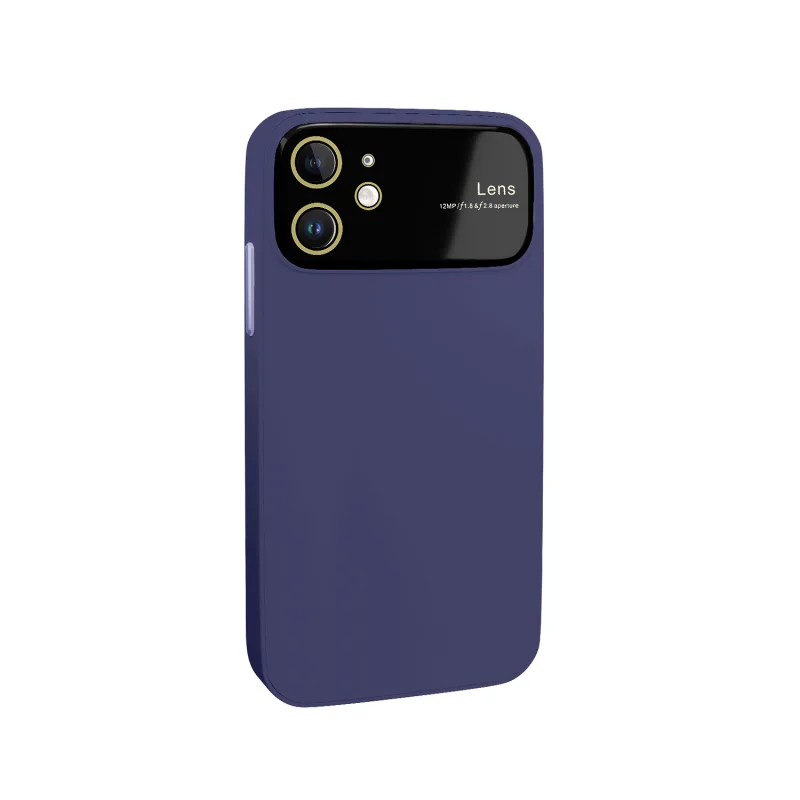 Capa de Silicone Apokin para iPhone 11 Mate com Proteção de Câmara Preto - Imagem 4