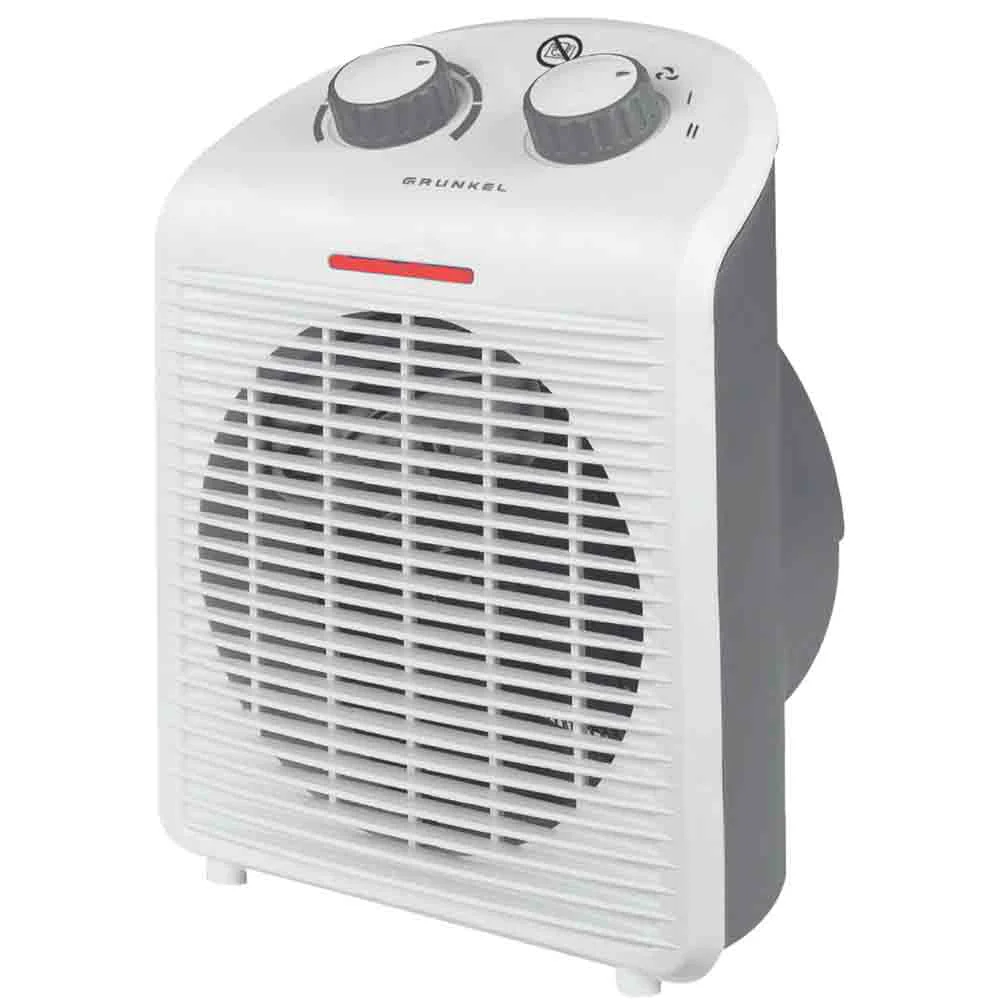 Termoventilador Grunkel WB-2000PLUSBL 2000W 2 Potências com Termóstato IP21 Branco - Imagem 3