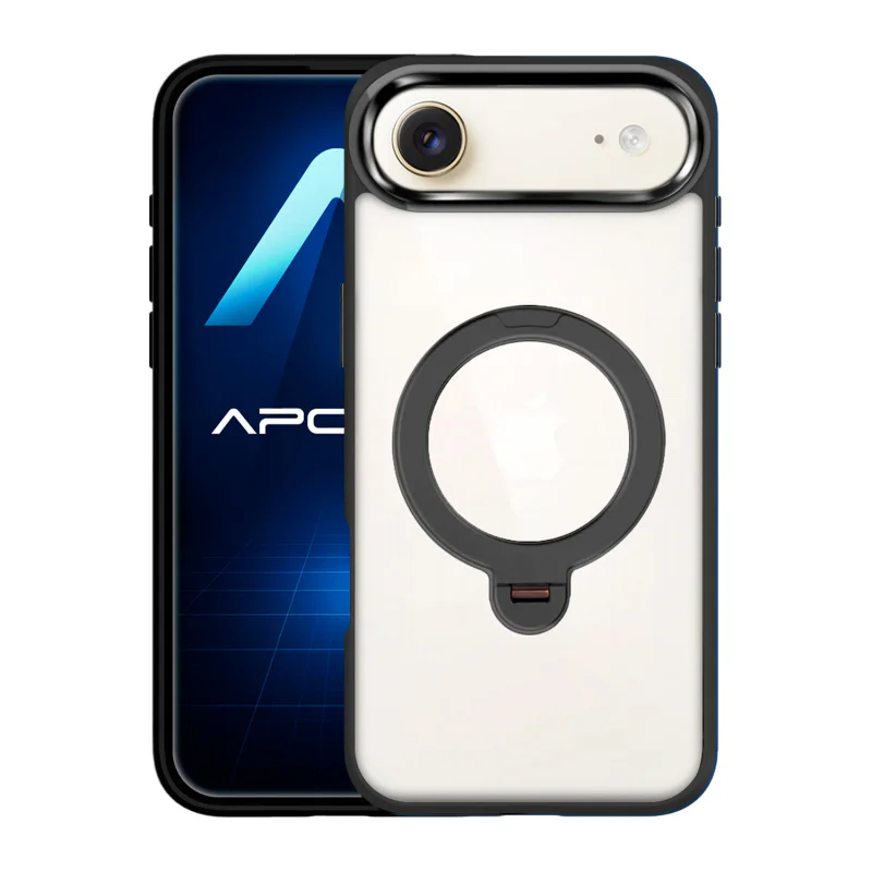 Capa Apokin para Apple iPhone 17 Air com Anel e MagSafe Laranja - Imagem 3