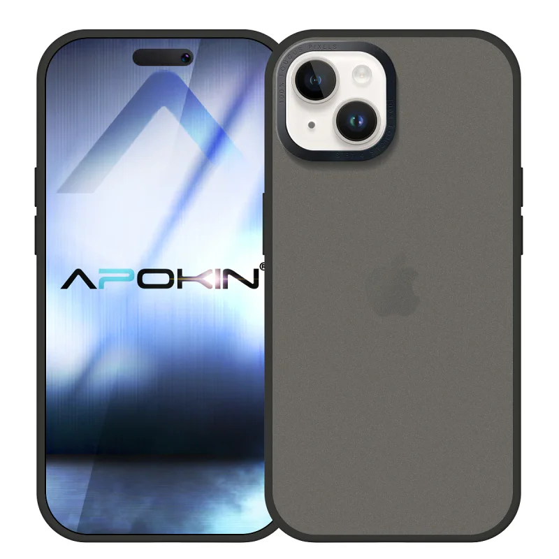 Capa Apokin para iPhone 15 Plus Focus Silicone Lilás - Imagem 2